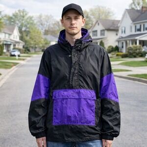 Asics Windbreaker Jacket Mens Size L